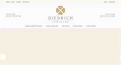 Desktop Screenshot of diedrichjewelers.com